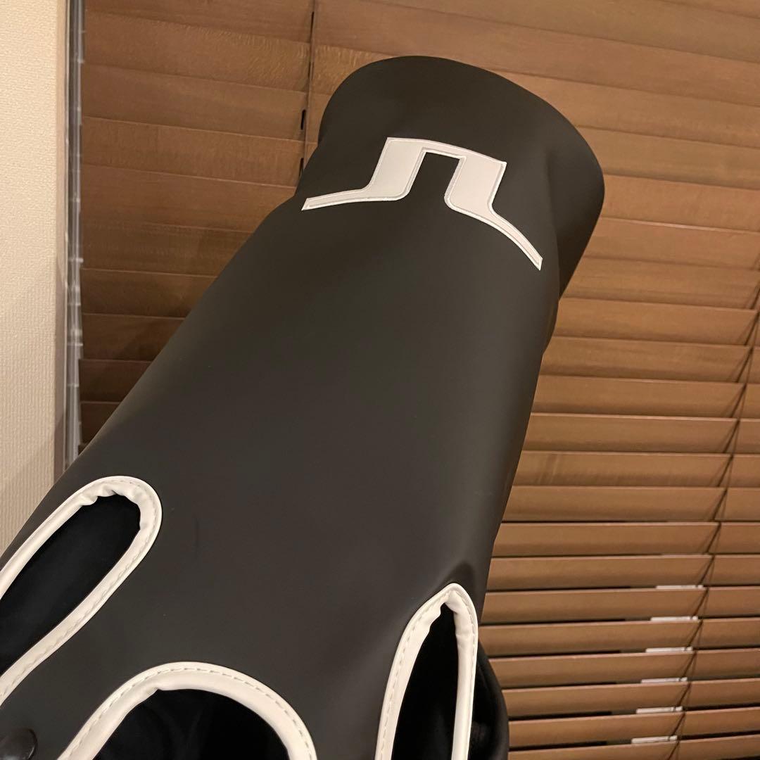 新作J.LINDEBERG ジェイリンドバーグ 高級 キャディバッグ カーボン黒