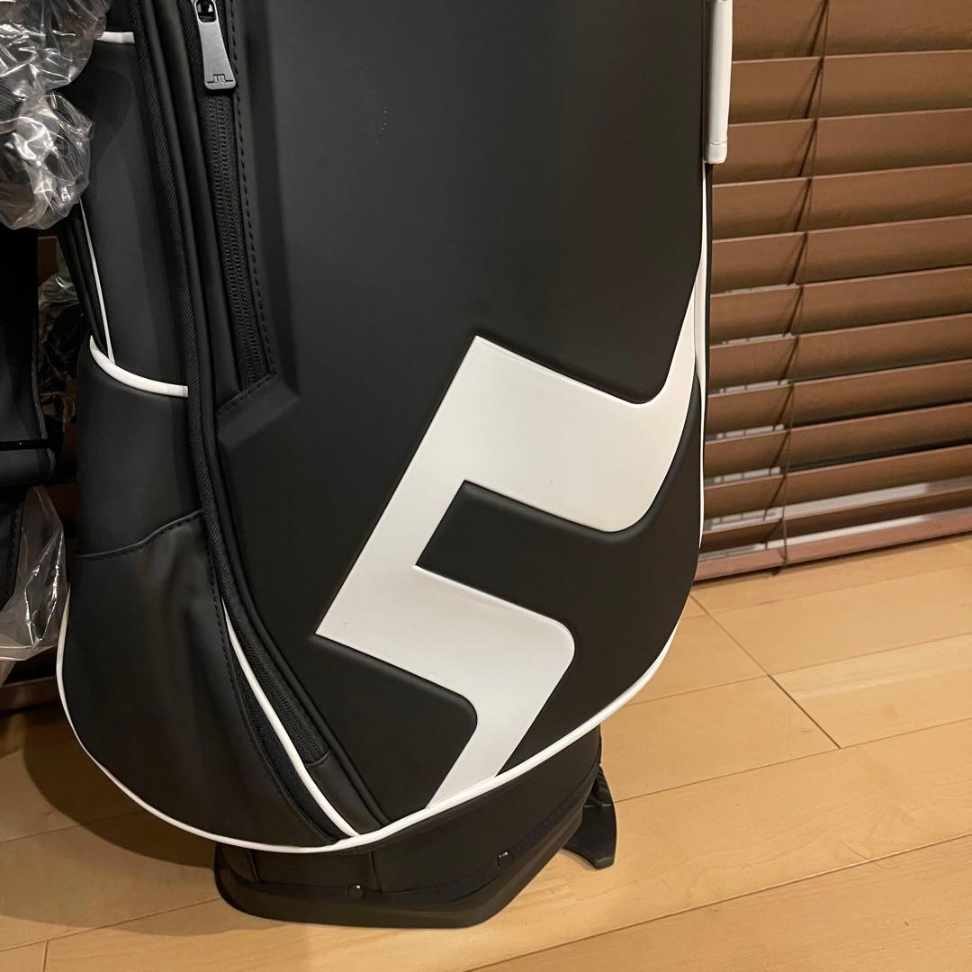 新作J.LINDEBERG ジェイリンドバーグ 高級 キャディバッグ カーボン黒