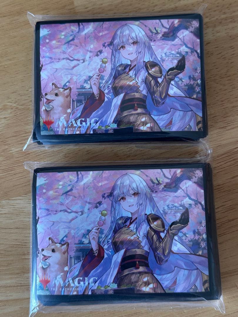 MTG 放浪皇のお花見キャンペーン　スリーブ　50枚入り✕2個セット　藤ちょこ