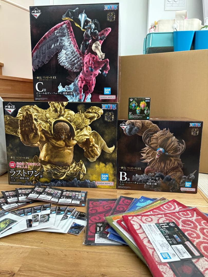 一番くじ　ワンピースEX B賞 C賞 F賞 ラストワン賞　セット