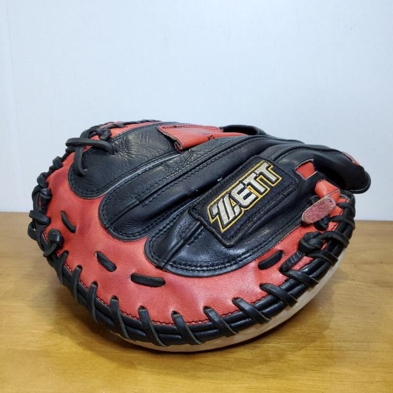 ZETT 矢野燿大モデル 限定カラー レア キャッチャーミット 軟式グローブ