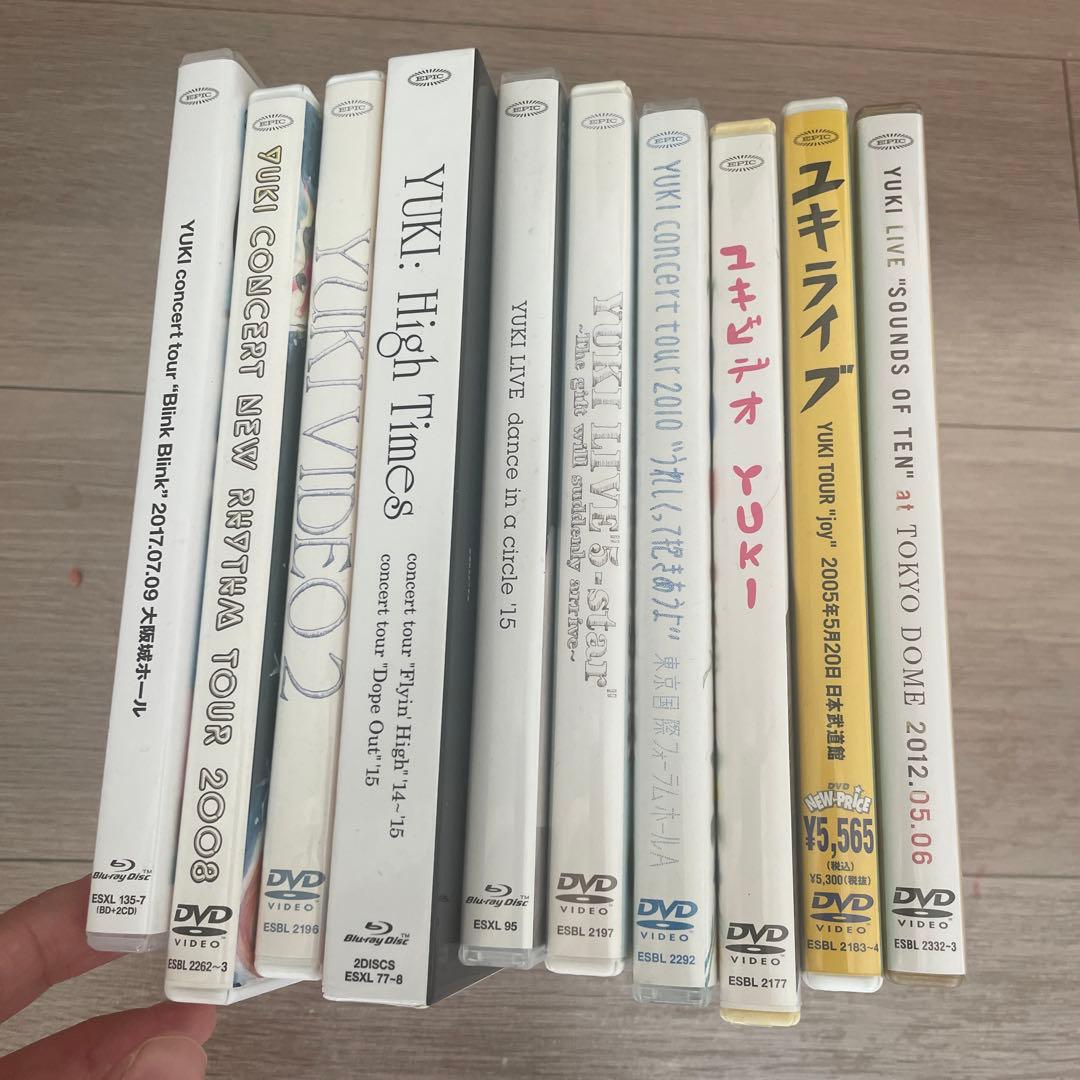 yukiライブ DVDなど　まとめ売り　総額66374円分