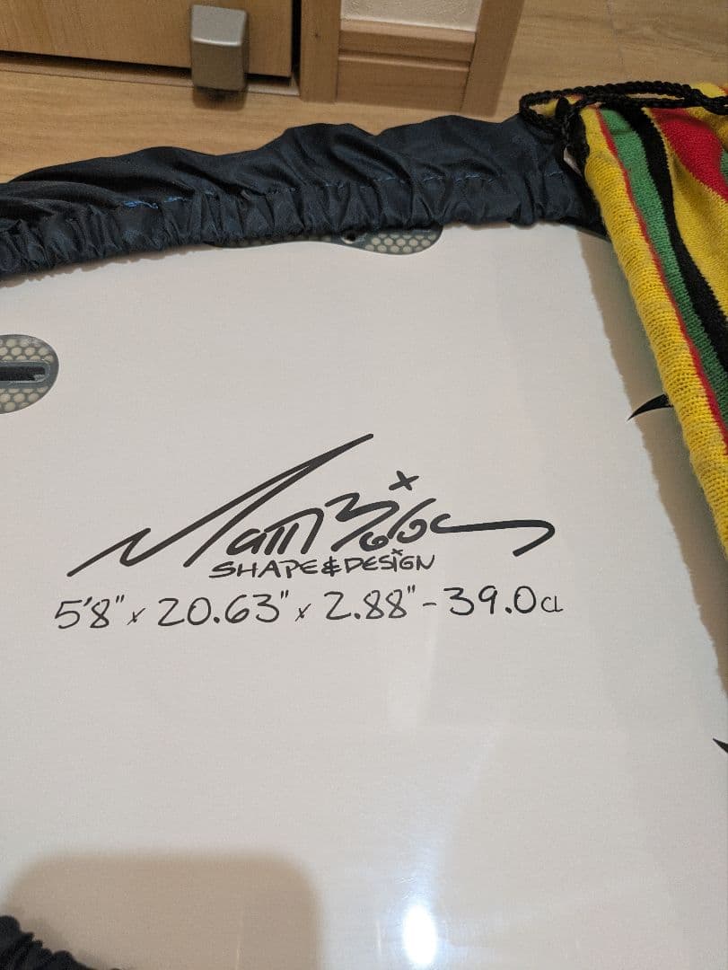 PLACEBO ゴブリン　サーフボード 5'8\"　フィン2セット付き