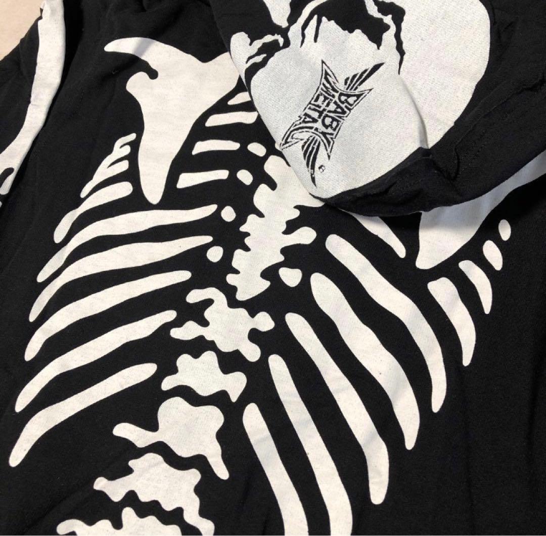 初代 骨パーカー Type-1 Lサイズ BLACK BABYL