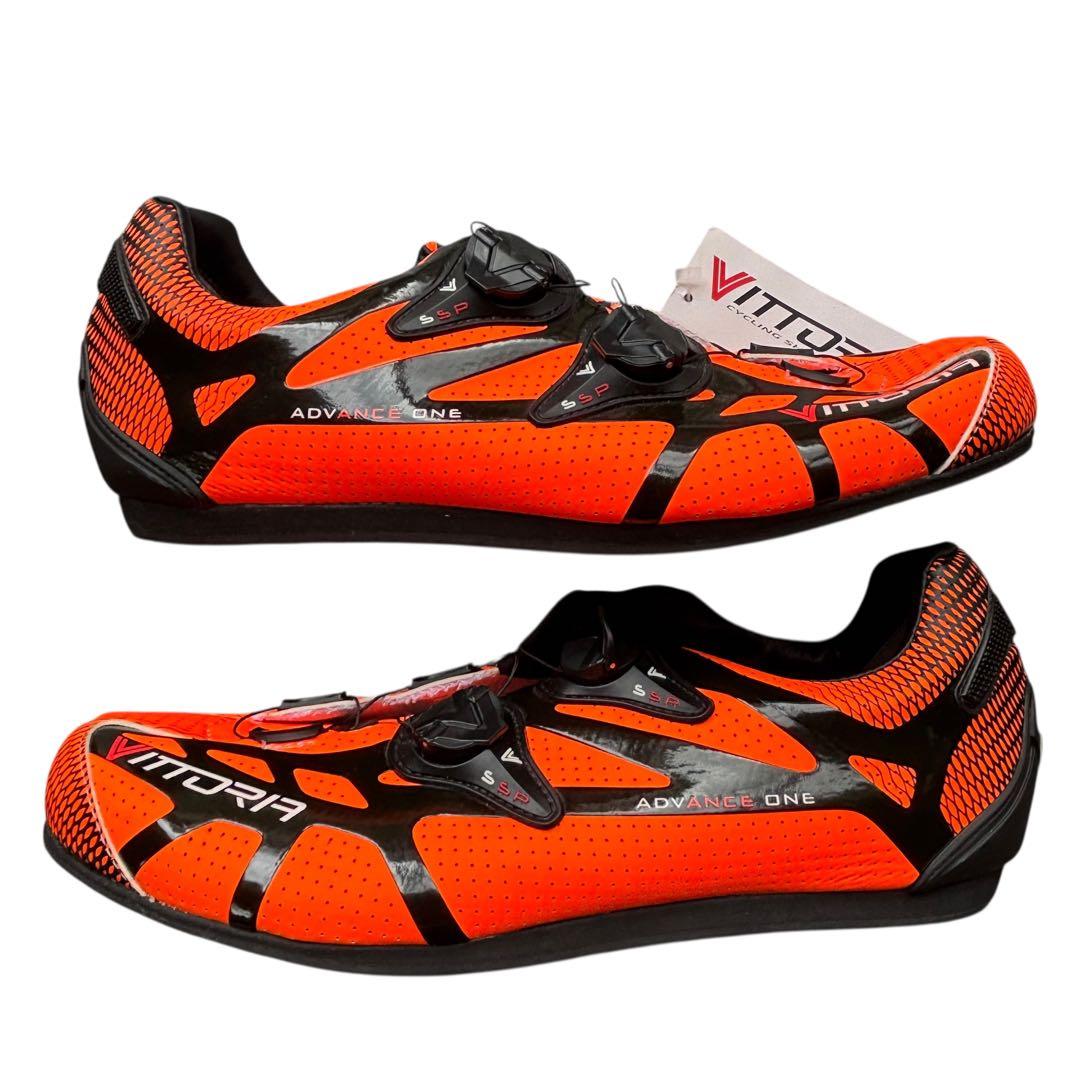 【新品】VITTORIA サイクリングシューズ サイズ43 オレンジ