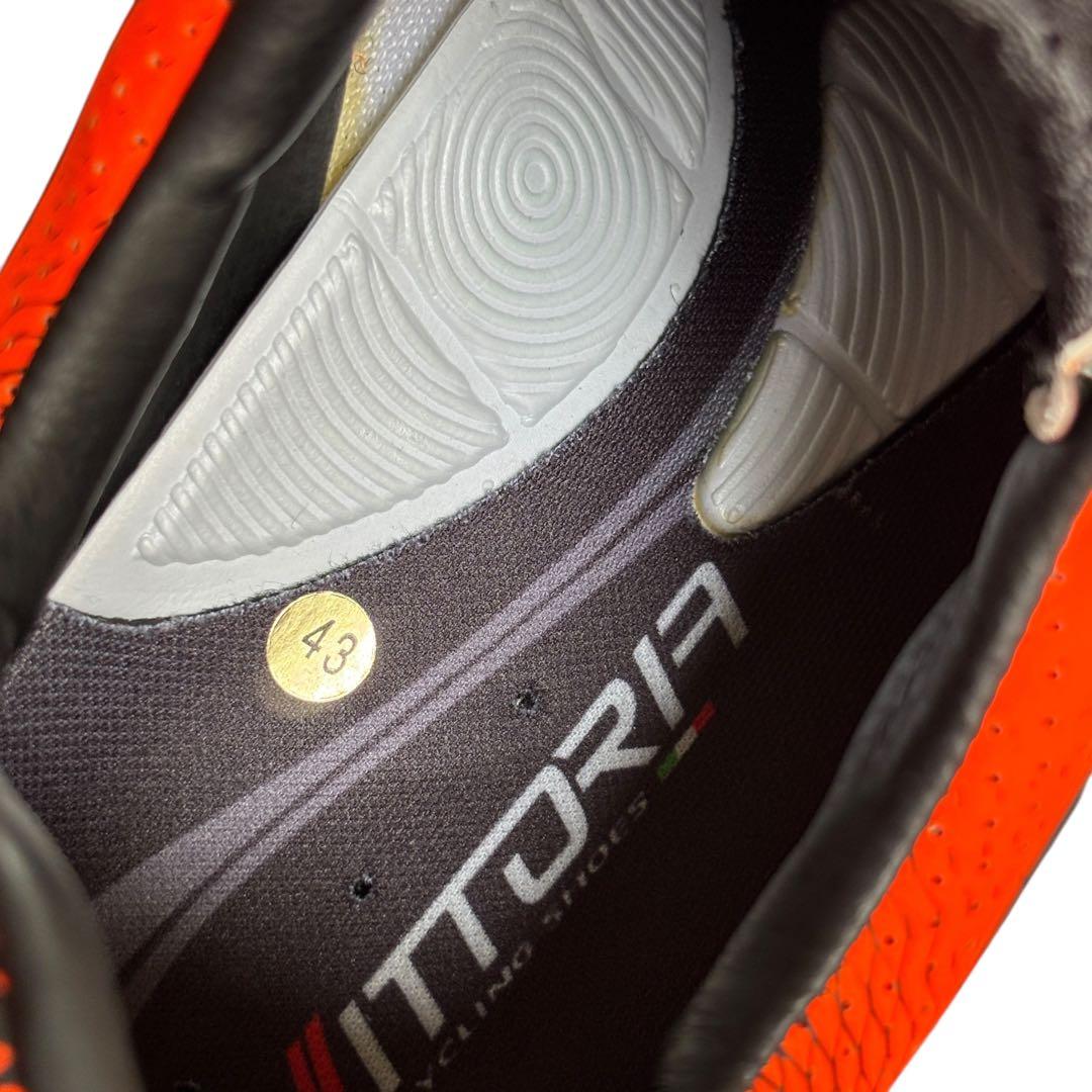 【新品】VITTORIA サイクリングシューズ サイズ43 オレンジ