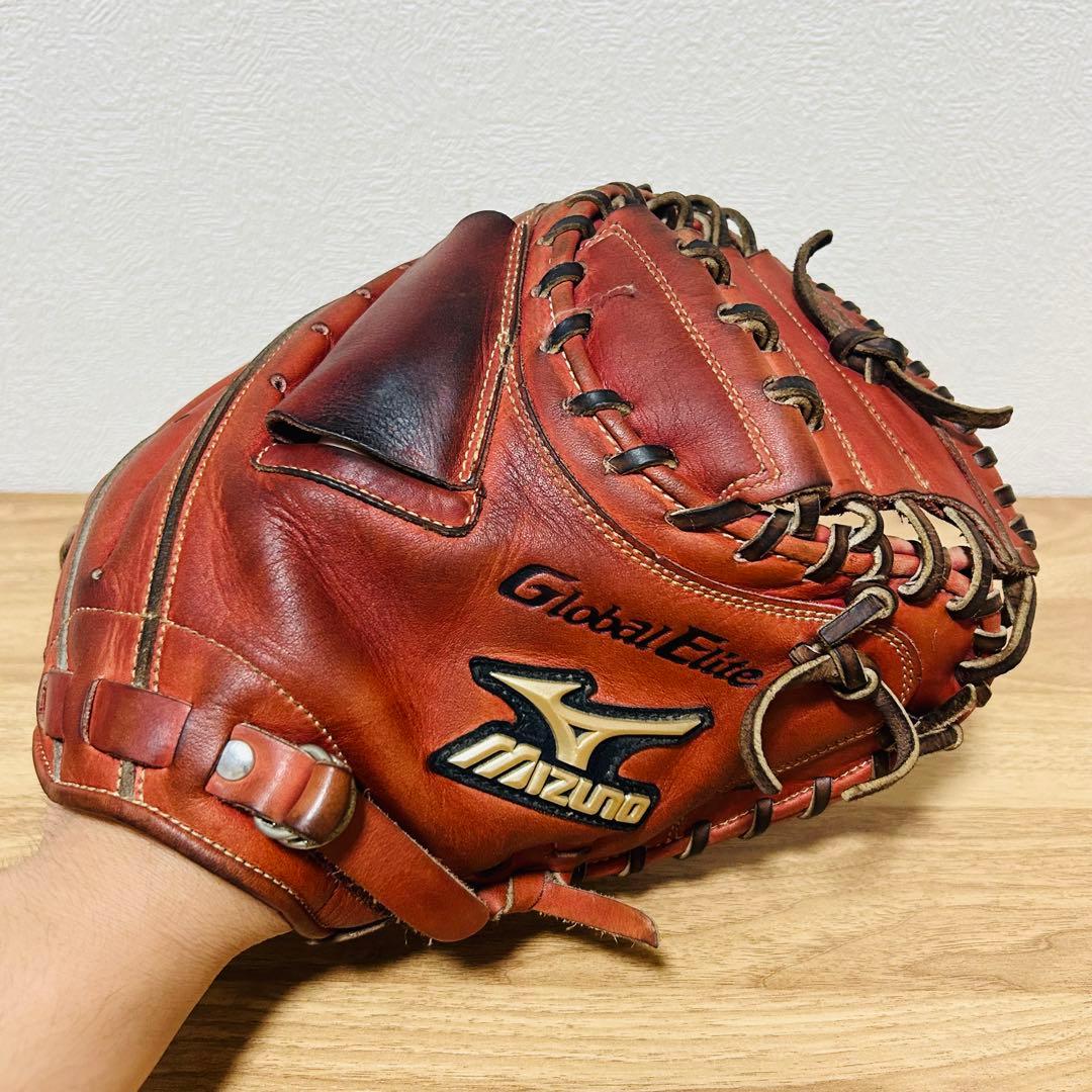 MIZUNO ミズノ グローバルエリート 一般軟式キャッチャーミット