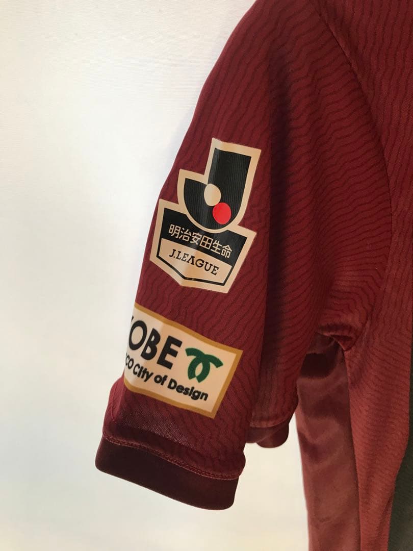 正規品asics ヴィッセル神戸「39」伊野波雅彦 半袖Lサイン入りユニフォーム