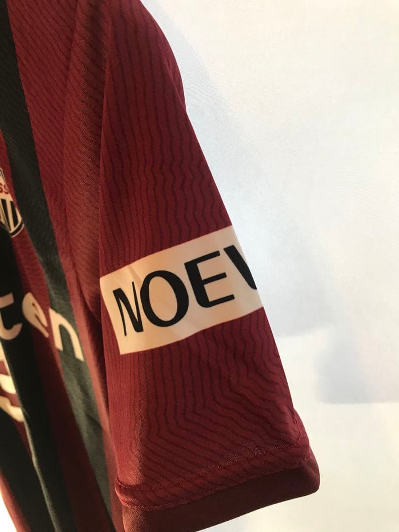 正規品asics ヴィッセル神戸「39」伊野波雅彦 半袖Lサイン入りユニフォーム