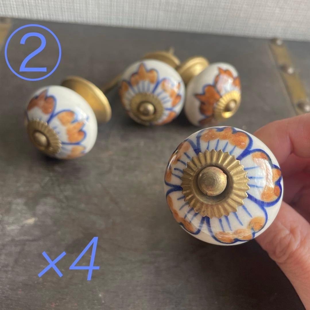 ★フランス　アンティーク　引き出し　家具　ドロワー　陶器　取っ手　持ち手　ノブ
