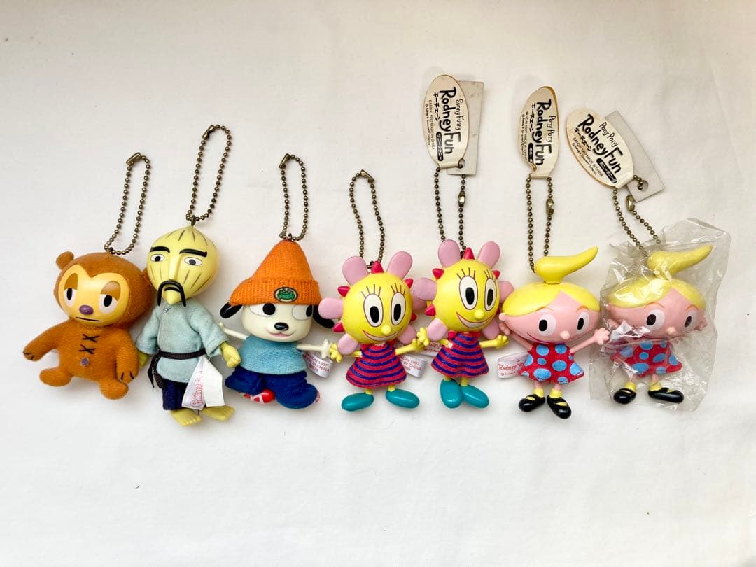 希少 パラッパラッパー ロドニーファン ボールチェーンマスコットまとめて7点