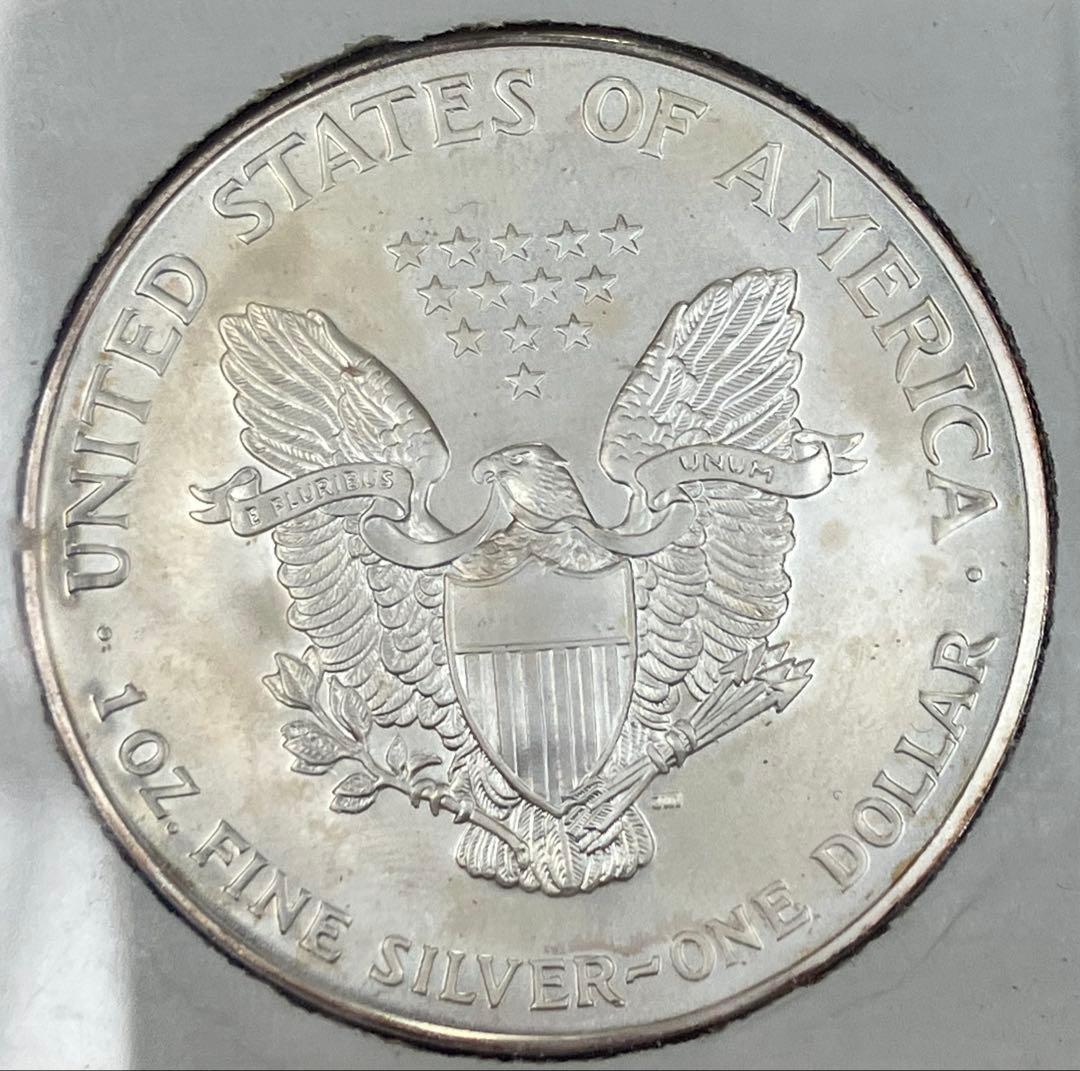 2003年　アメリカ　シルバーイーグル銀貨　1オンス　リバティ