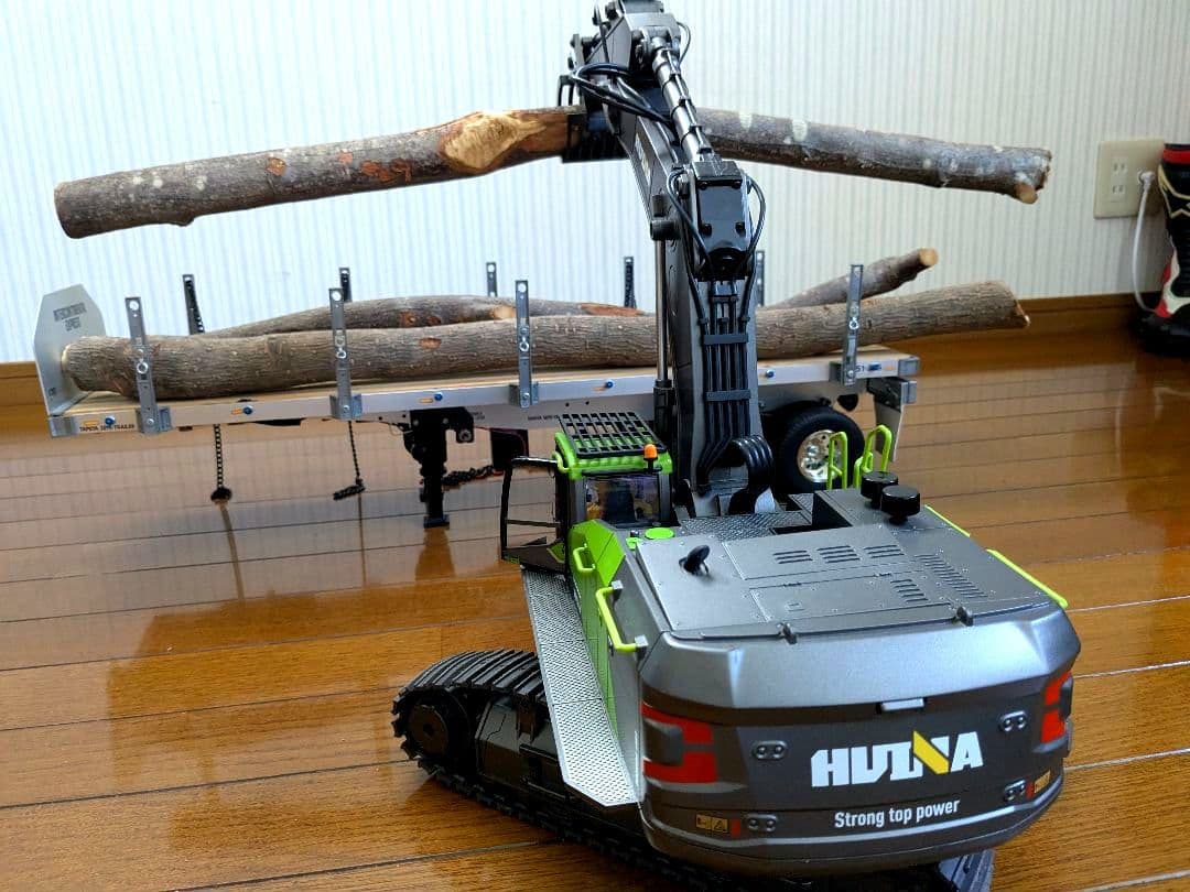 タミヤ　1/14セミトレーラー 超合金 ショベルカー　1593