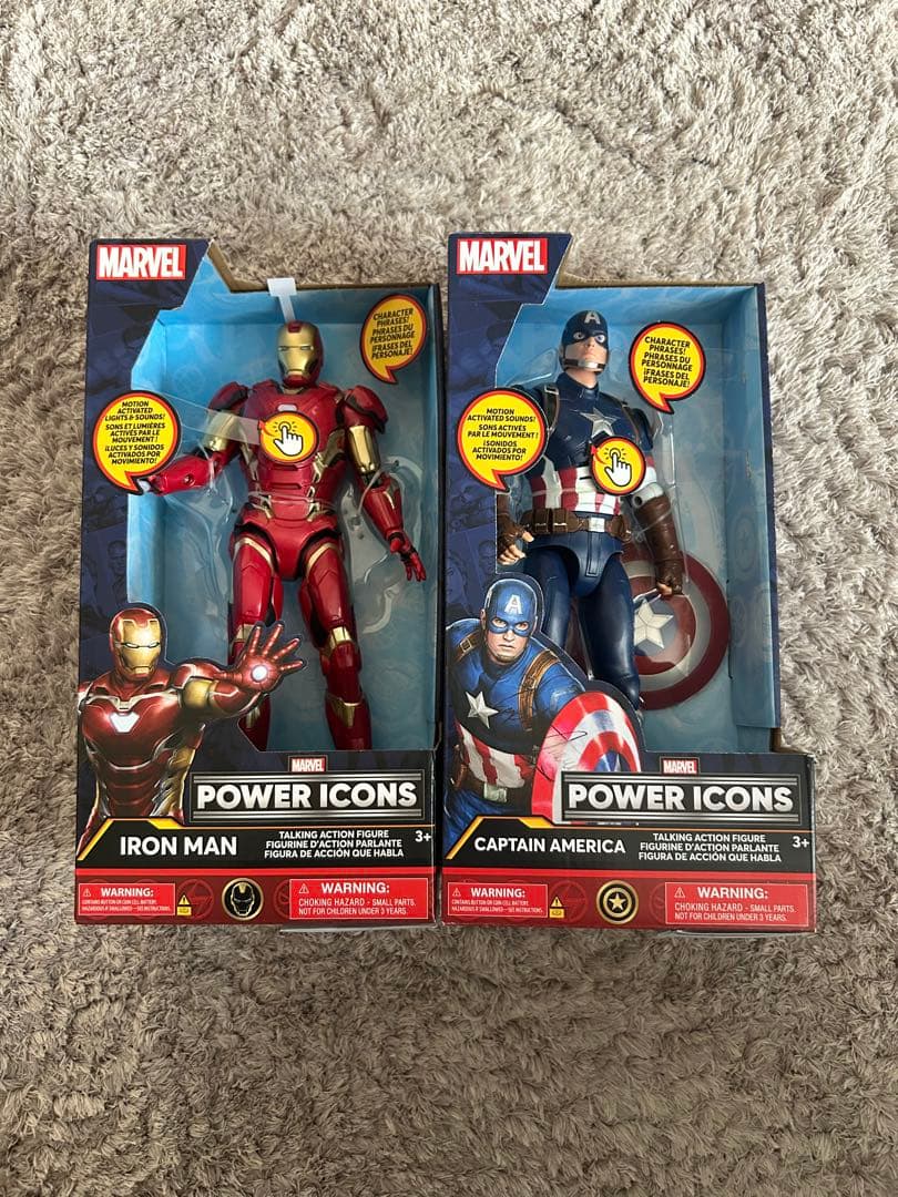 MARVEL POWER ICONS フィギュアセット　海外ディズニー限定