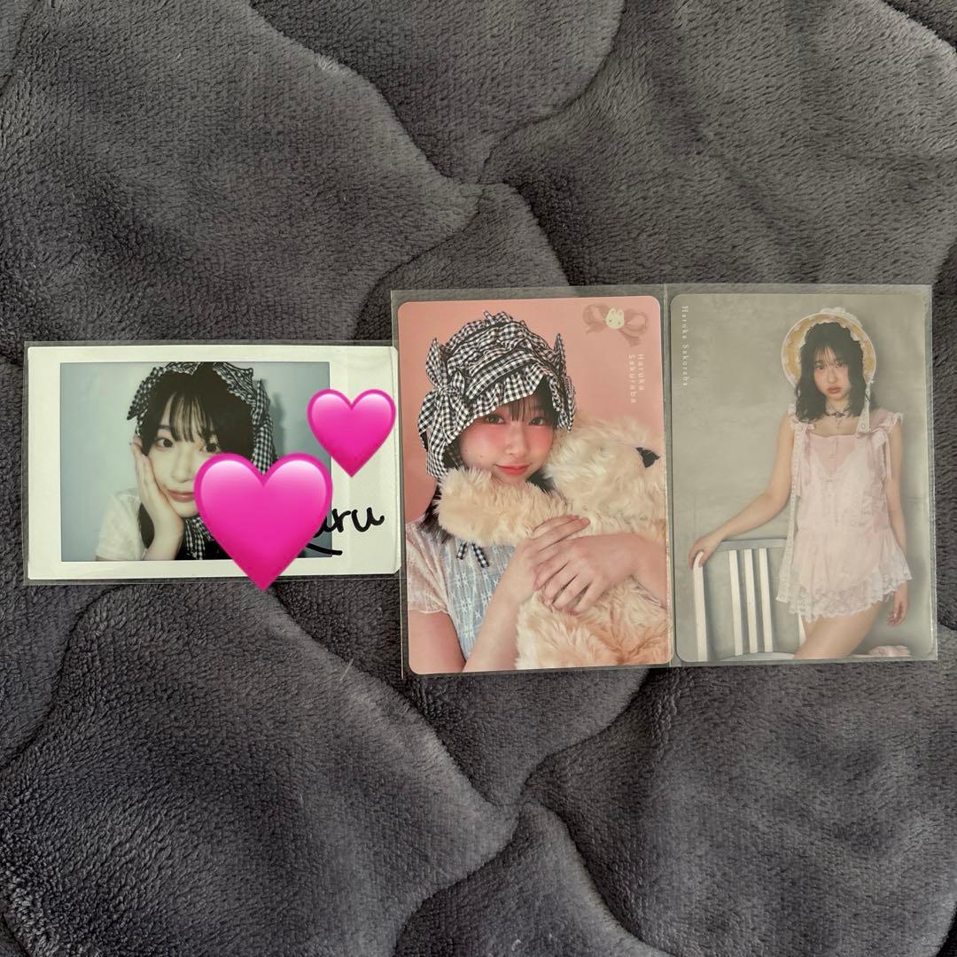 桜庭遥花　LARME 直筆サイン　チェキ　トレカ