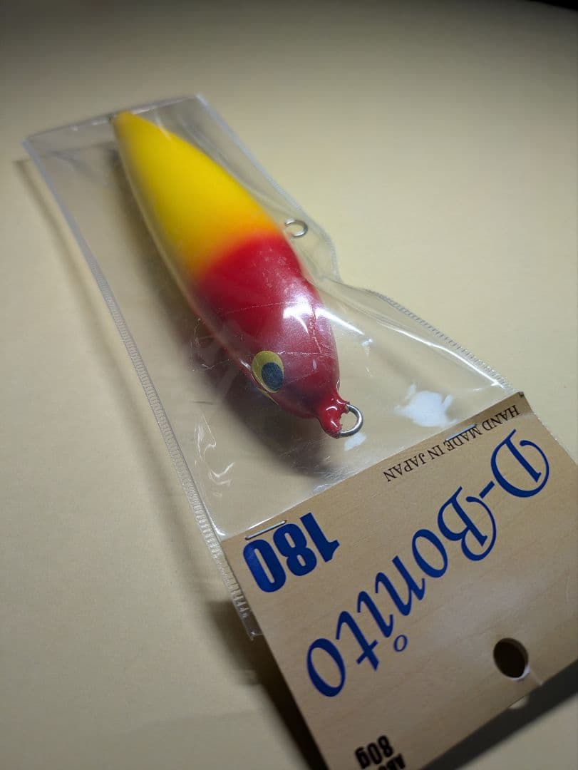 D-Bonito 180 赤/黄 トップウォータールアー　ビッグトップ