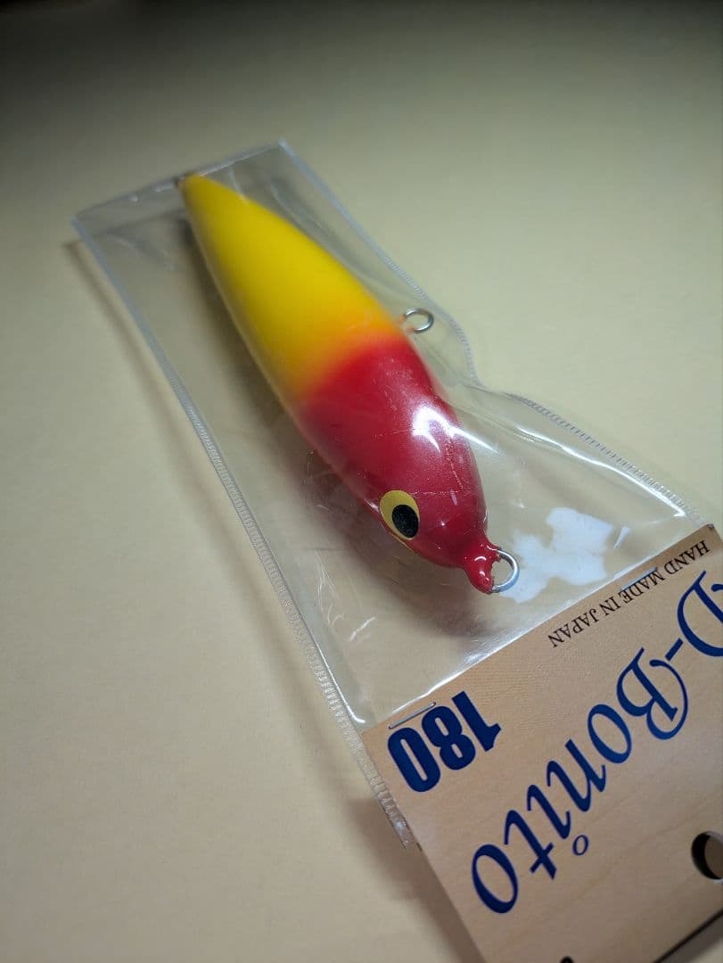 D-Bonito 180 赤/黄 トップウォータールアー　ビッグトップ