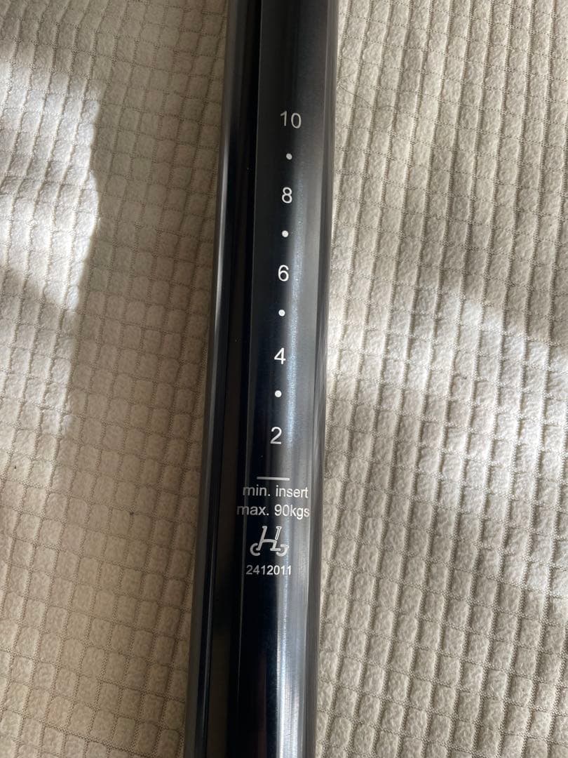 H&H チタンブラック　シートポスト　ハンドル 新品　セット　ブロンプトン