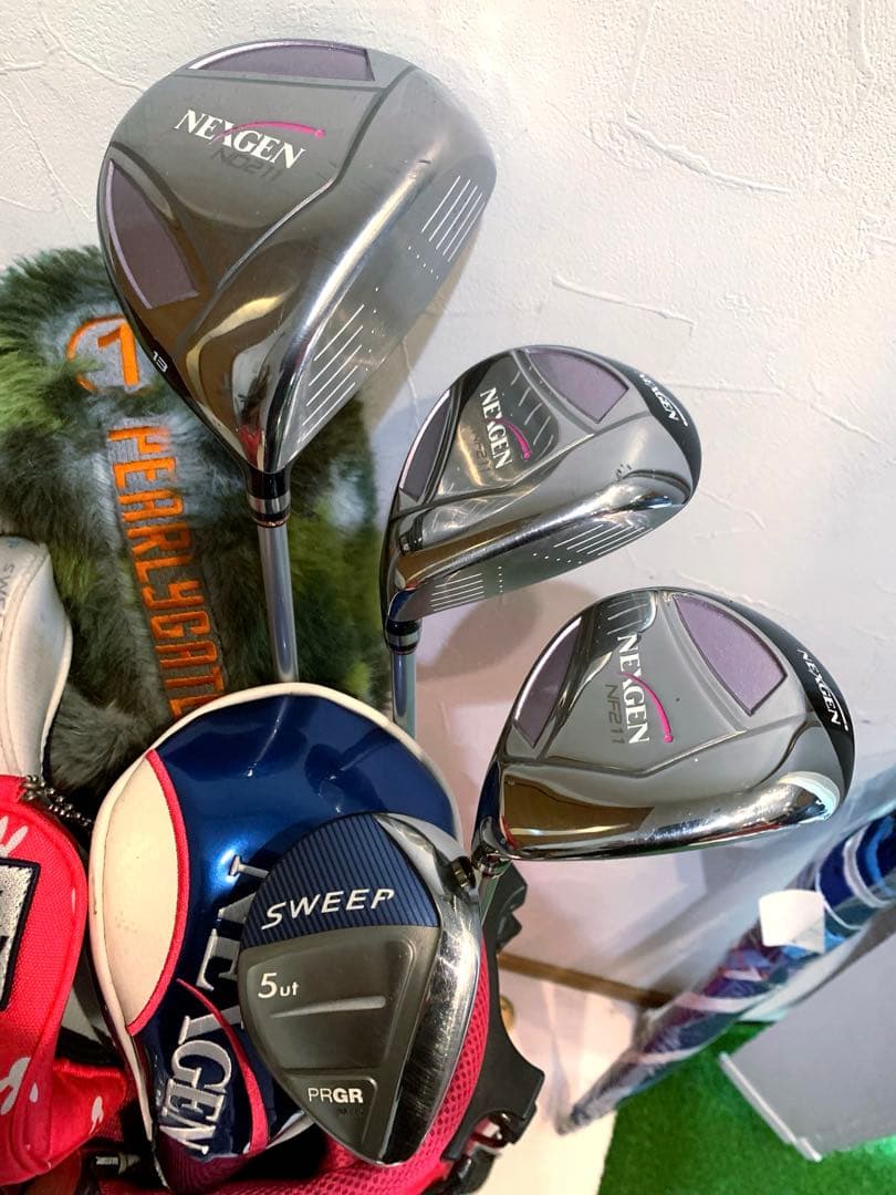 豪華　良品　レディースゴルフクラブフルセット　ネクスジェン　ジャックバニー