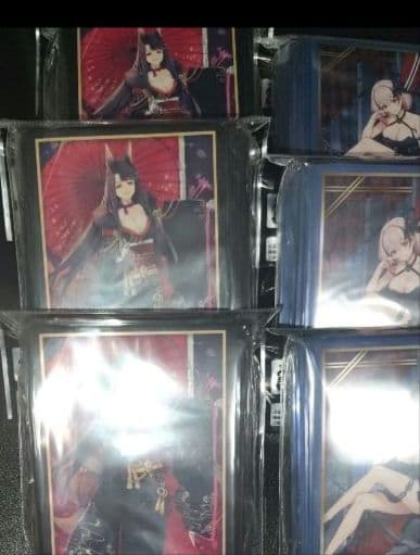 アズールレーン 赤城 梅と雪 スリーブ　プレイマット　ローン　灰と紅