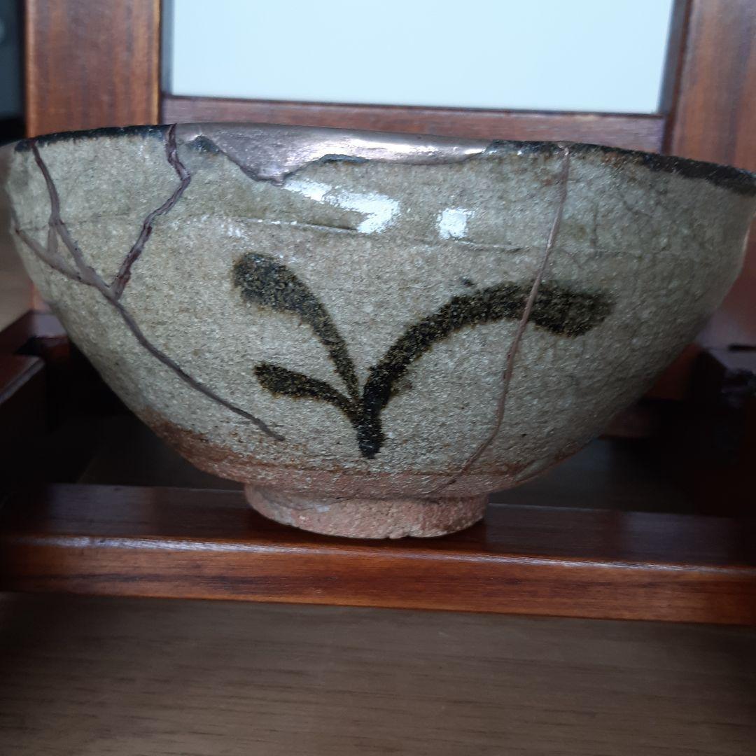 古唐津　絵唐津茶碗