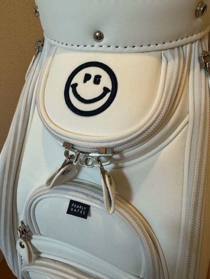 超美品‼️パーリーゲイツキャディバッグ白