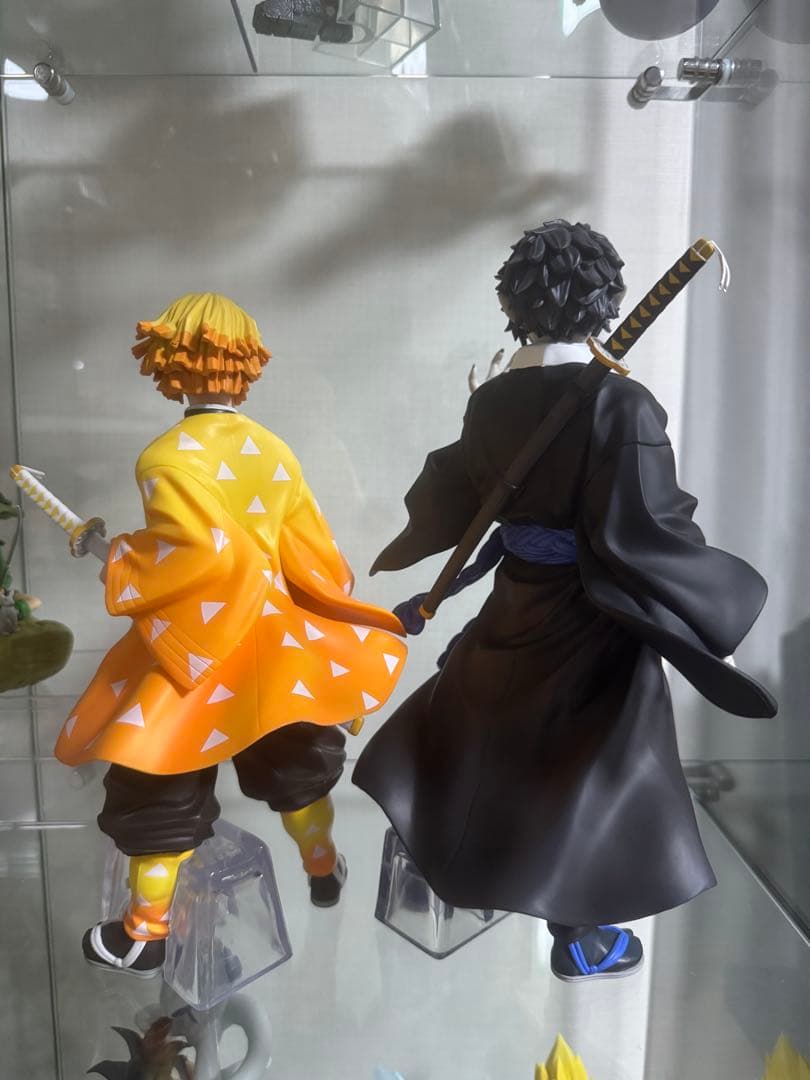 鬼滅の刃 1番くじ 雷の兄弟 A賞 我妻善逸＆獪岳 フィギュア 箱有り