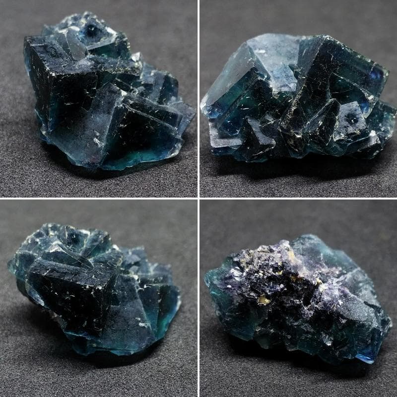 382 オコルス鉱山 フローライト ブルー グリーン パープル 蛍石