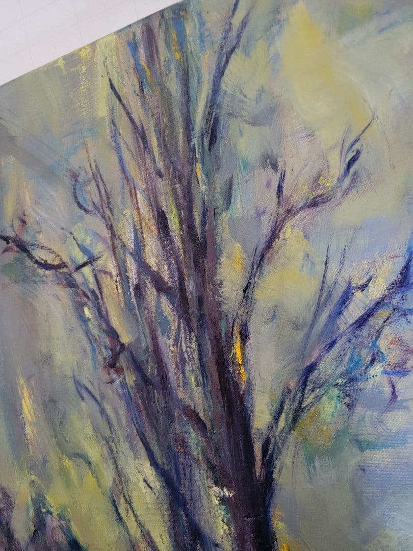 No.6「去りゆく啓蟄」油絵 キャンバス