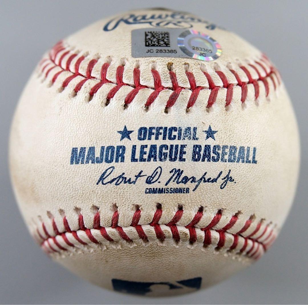 大谷翔平＆マイク・トラウト 2018年実使用 ダブル直筆サインボール