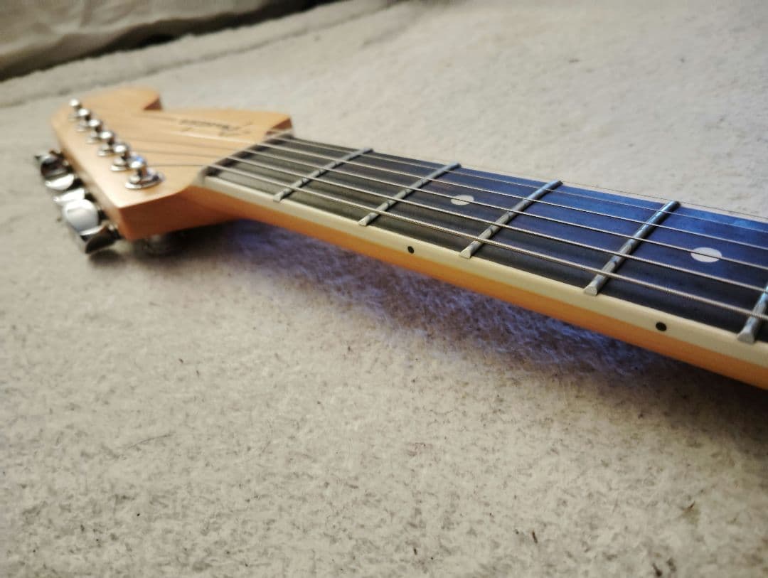 自作 ストラトキャスター 木製PG サーフグリーン コンポーネント