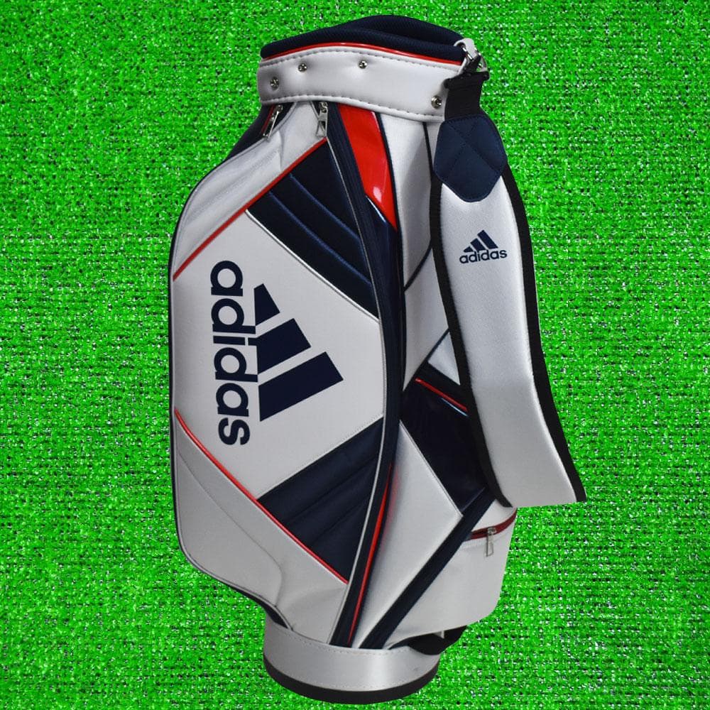 adidas/アディダス ゴルフ キャディーバック９型【ライトシルバー】新品！