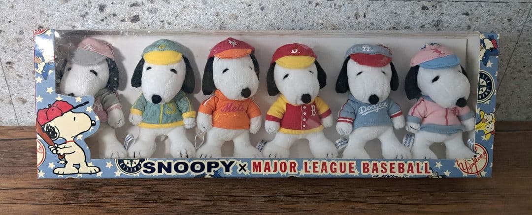 スヌーピー MLB ぬいぐるみ マスコット