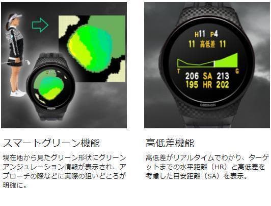 【新品未使用】最新 有機ELモデル GreenOn ザ・ゴルフウォッチ