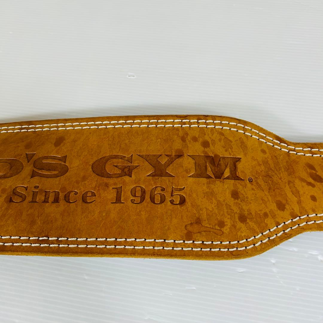 GOLD GYM ゴールドジム プロレザーベルト Mサイズ USA刻印