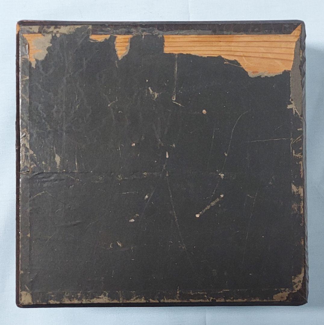 銀座松屋 江戸切子グラス 青被せ 箱入り レトロ