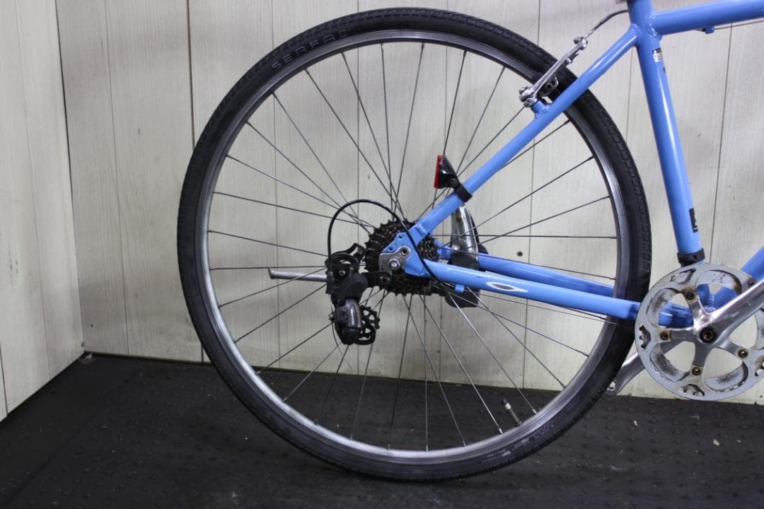 あさひ製WEEKEND アルミ 700C 7速 460mm LIGHT BLUE