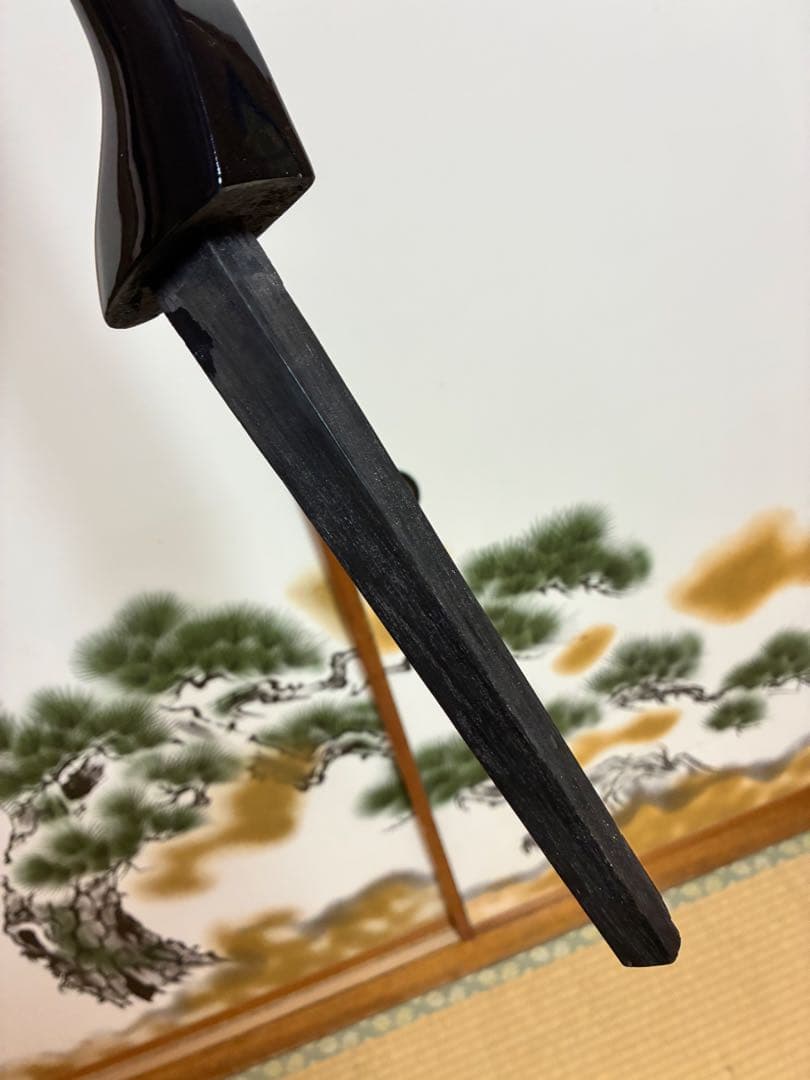 沖縄三線　島黒木！島クルチ！江戸ユナー型！本蛇皮一枚張り！