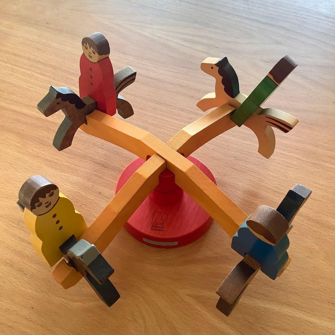 お値下げ　希少　スイス　アルビスブランメリーゴーランド小　ニキティキ