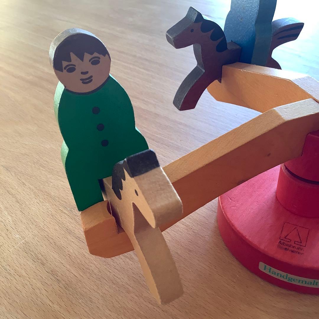 お値下げ　希少　スイス　アルビスブランメリーゴーランド小　ニキティキ