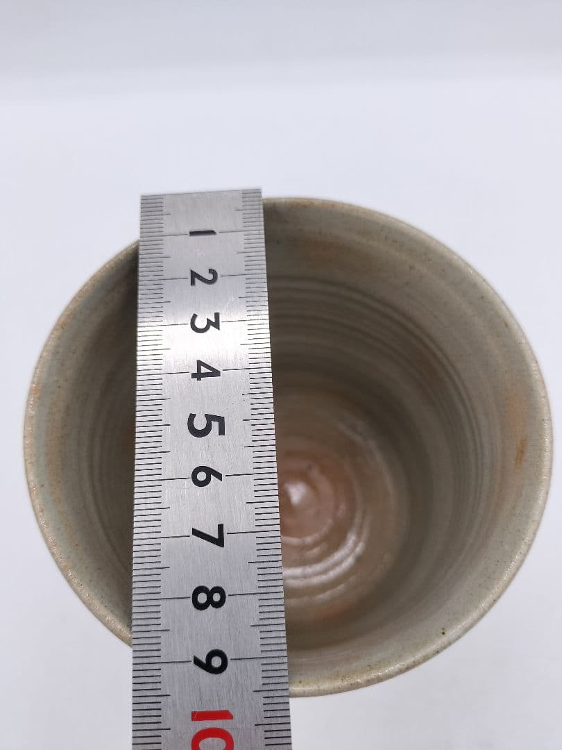 c426 筒茶碗 狂言袴 韓国廣州窯 朴富 木箱 茶道具 古物