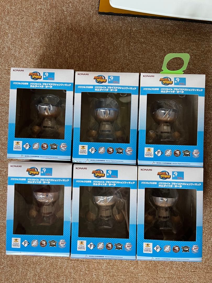 パワプロくんプライズアクションフィギュア　パリーグ6個セット