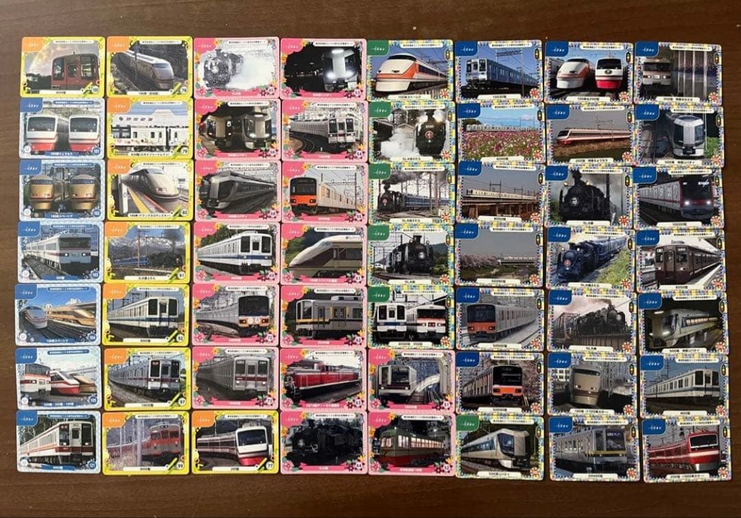 東武線　電車カード　125周年　記念カード　東武鉄道　特急電車