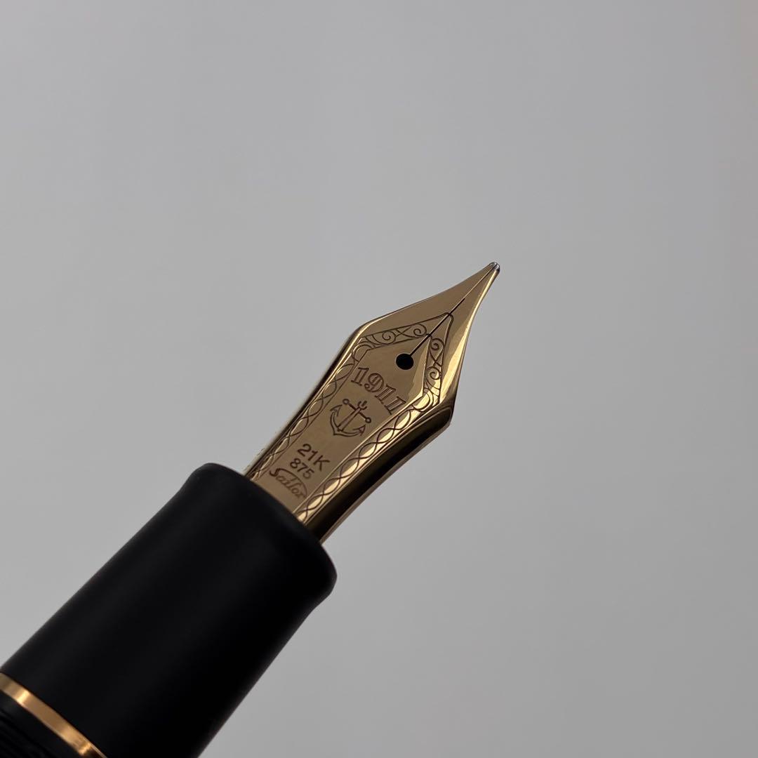 SAILOR セーラー万年筆 津軽塗り 七々子塗り 21K B