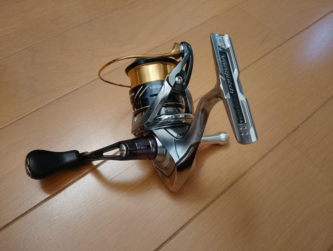 【値下げ】シマノ16ヴァンキッシュ C2000HGS 夢屋アルミリールスタンド付