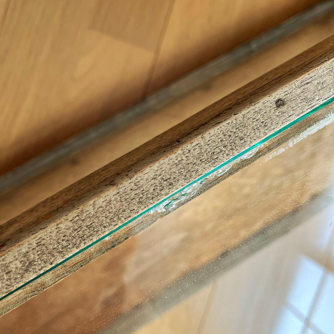 古道具　昭和レトロ　木製　ガラス　ショーケース