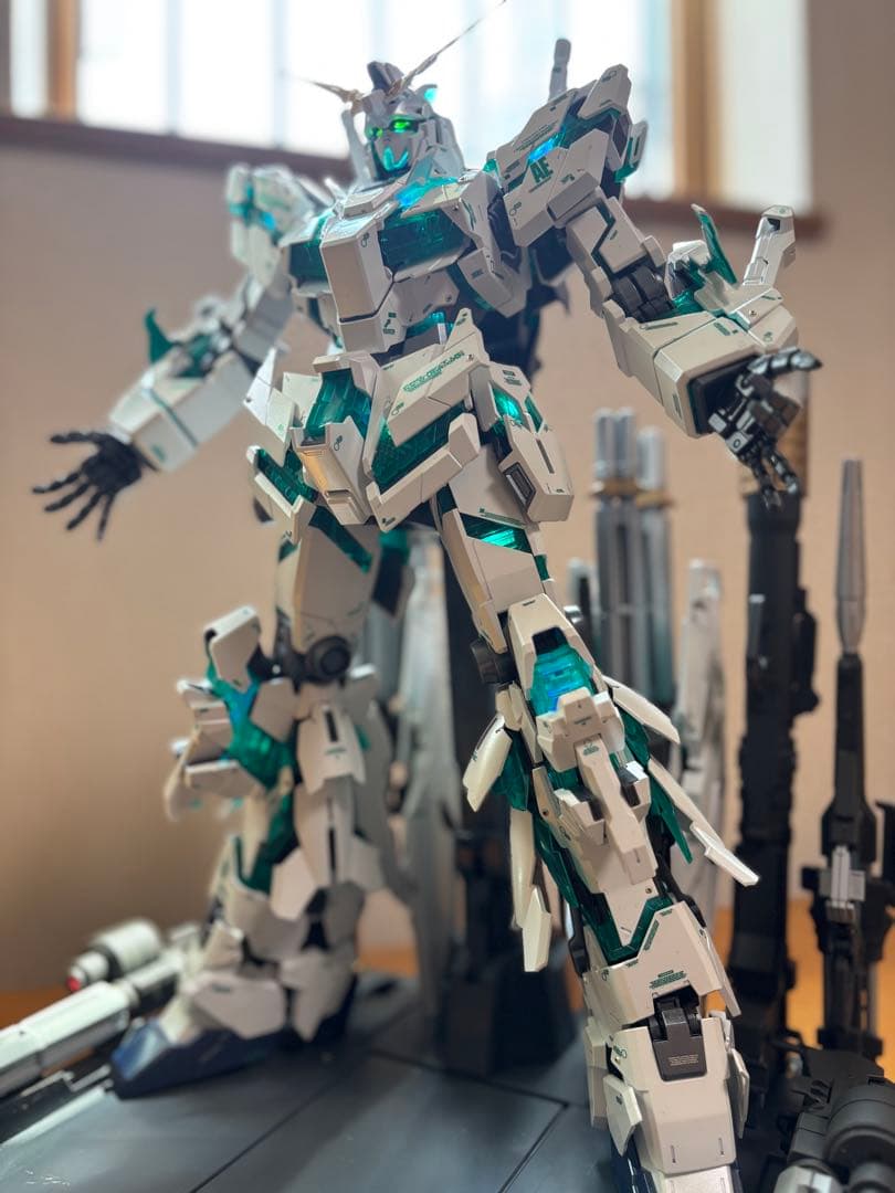 専用出品 PG 1/60 ユニコーンガンダム1号機　最終決戦仕様　LED 完成品