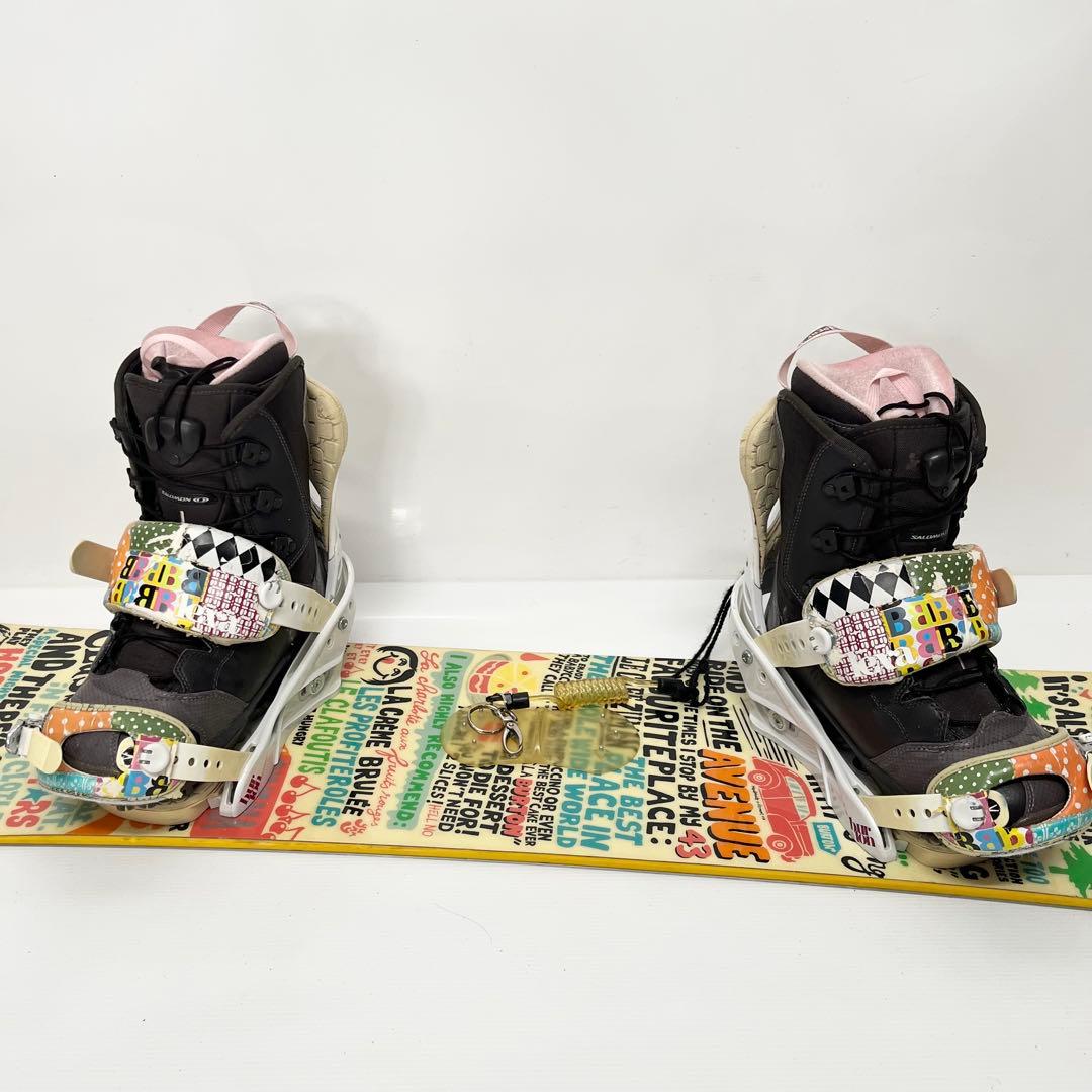 BURTON SALOMON レディース　スノボセット　バートン　スノーボード