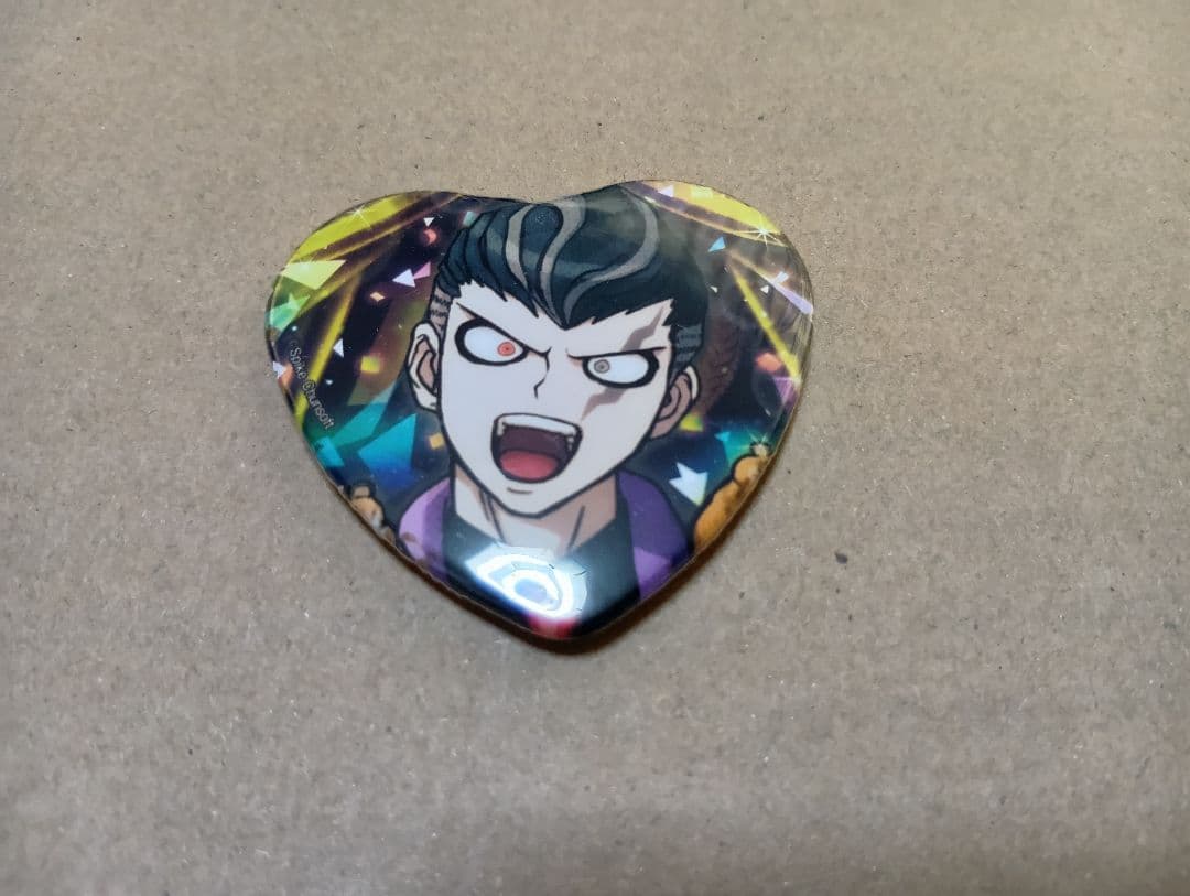 ダンガンロンパ　ディケイド　ドレスアップ　ハート缶バッジ　エビテン　田中眼蛇夢