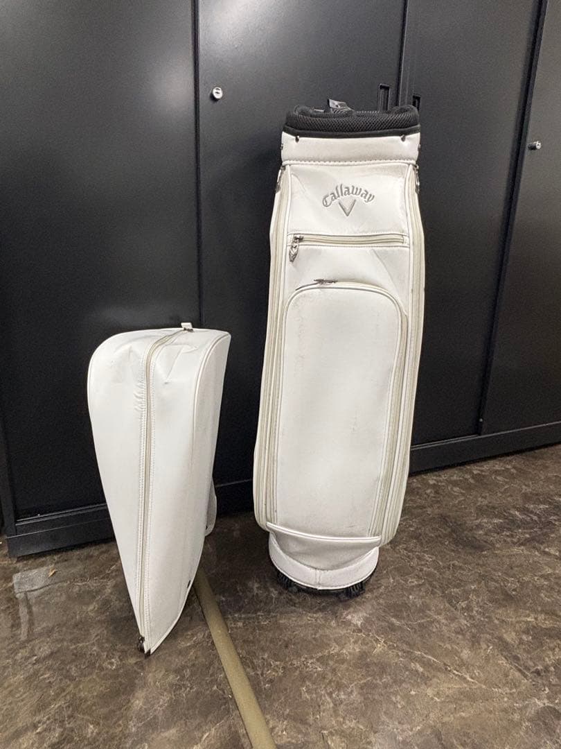 CALLAWAY ホワイト キャディバッグ